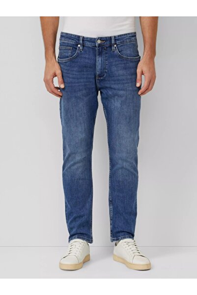 s.Oliver Men's Jeans, Benito, Mid-Rise, Regular Fit, Straight Leg, Dark Blue