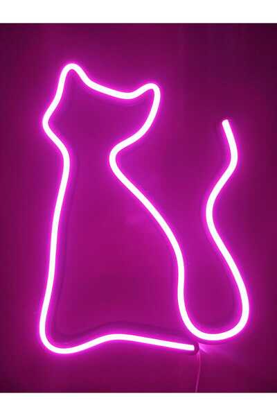 Cata Kedi Neon Led 3D Baskı
