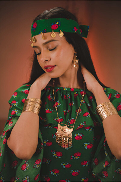 outline Blue Shalky hair tie for pounds