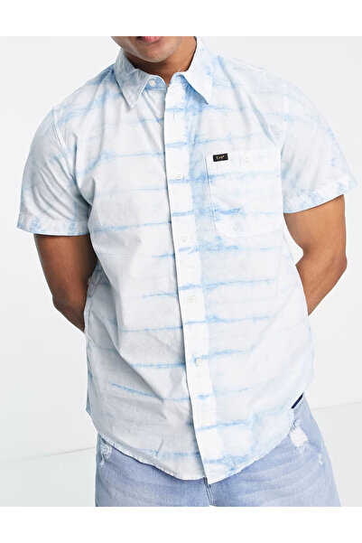 Lee Lee short-sleeved shirt, blue