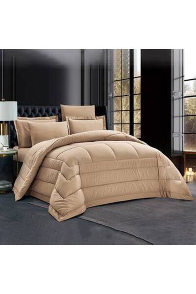 Feather Double bedsheet set, 6 pieces, cotton, Feather Alicia, 240 x 260 cm, ...