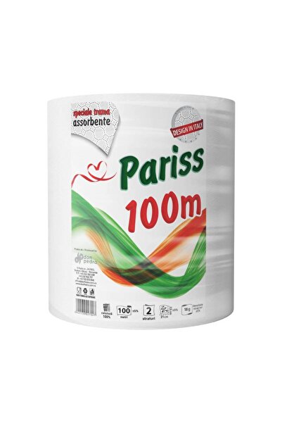 Le Pariss Rolă de prosop cu 2 straturi, 100 m, Pariss