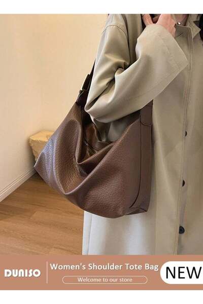 DOMEET Women's Shoulder Tote Bag Faux Leather Handbag for Women Large Capacit...