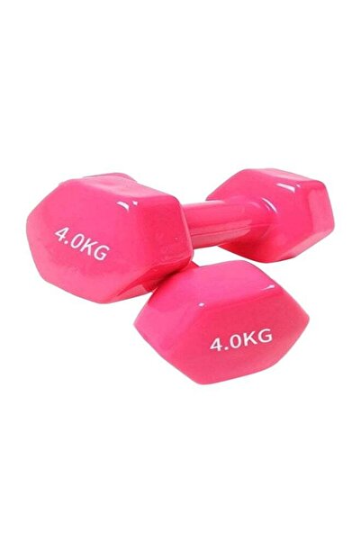 MAAS Hexagonal Rubber Dumbbell Set 2 x 4kg