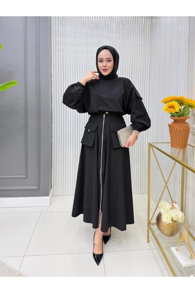 GK Parachute Fabric Skirt Suit
