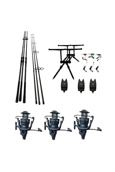 eastshark 3 Lansete 3, 90m, 2 Segm+ 3 Mulinete Tambur 7000 Metalic cu Baitrun...