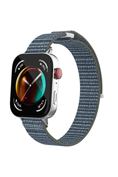 Giz Story ساعة هواوي واتش فيت 3 GZST KRD-03 بحزام منسوج - زيتوني غامق