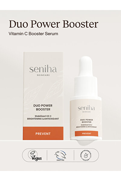Seniha Skincare Duo Power Booster 30 ML I Vitamin C Yaşlanma ve Leke Karşıtı ...