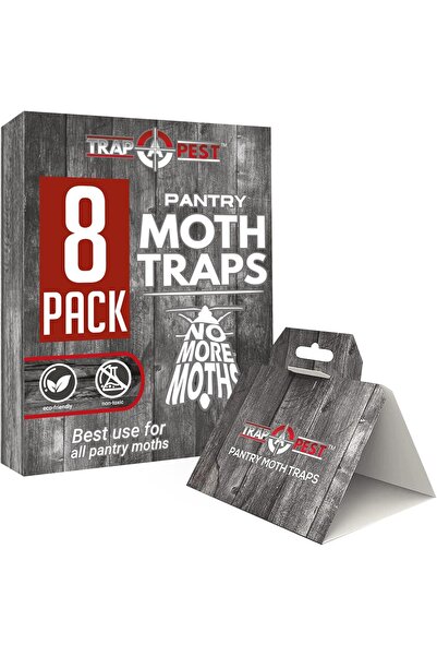 TRAP A PEST 8 Pack Moth Traps - Safe and Effective for Food and Pantry