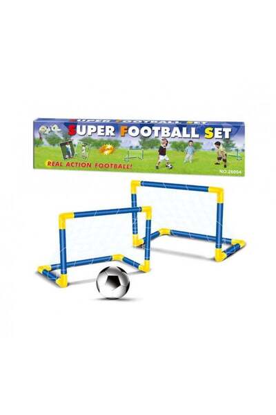 MAAS أربع قطع من شباك مرمى كرة القدم الصغيرة المحمولة للاستخدام الداخلي والخا...