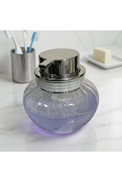 krckurumsal Bavanex Köpük & Sıvı Lüx Cam Sabunluk Gold Tombul