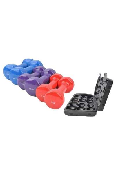 MAAS 3-Piece Dumbbell Set with Carry Bag 10kg