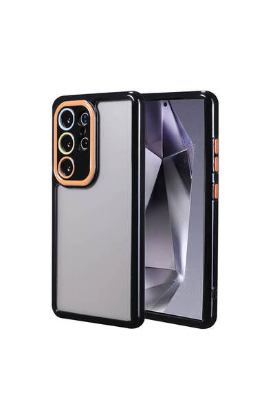 Giz Story Galaxy S24 Ultra Case with Camera Protection, Colorful Edge and Fra...