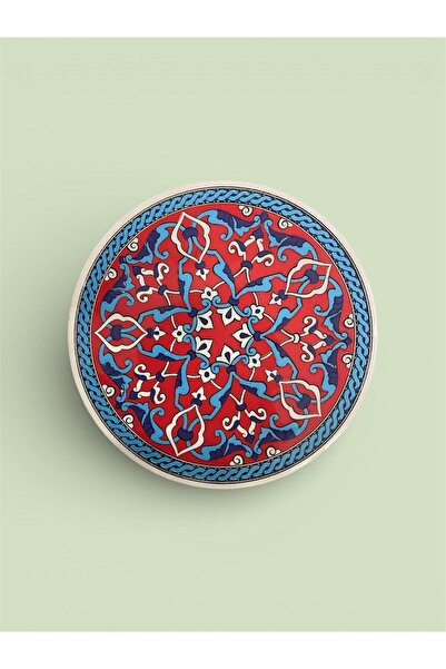 Eren Çini Seramiği Handmade Tile Patterned Ceramic Trivet - Heat Resistant, 1...