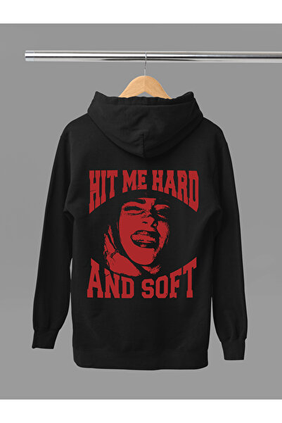 MAGORS Billie Eilish Printed Cotton Long Sleeved 3-Yarn Hooded Sweatshirt