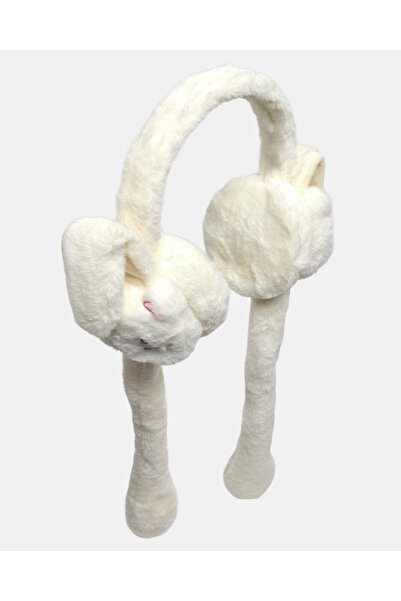 REDTAG أغطية أذن بيضاء مزخرفة للبنات