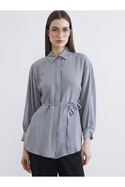 LC Waikiki Women's Textured Shirt Tunic