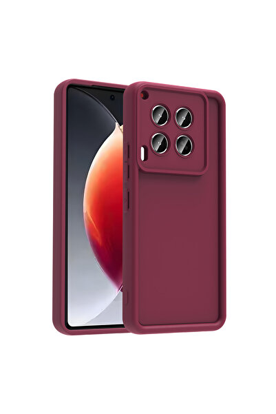 Giz Story Tecno Camon 30 Case with Camera Protection Gzst Pineapple Cover - Plum