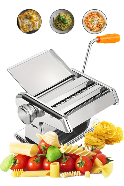Generic Stainless Steel Pasta Maker - Double Blade Adjustable for Spaghetti, ...