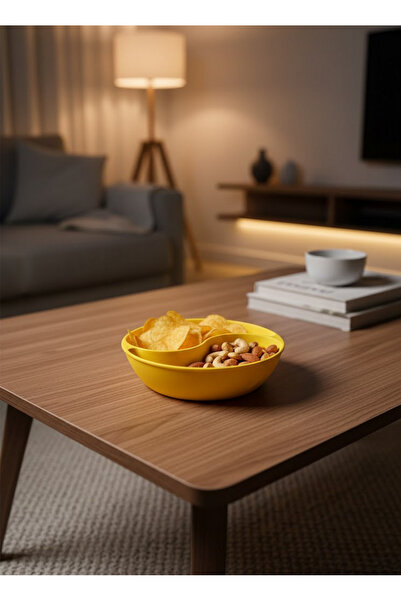 ZERO LAND Nhrhls Yellow Snack Bowl Set 4 Pieces (125702) 3X12 cm