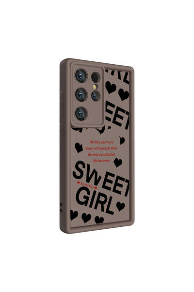 Giz Story حافظة جالاكسي إس 23 ألترا مع حماية للكاميرا وسطح خلفي مطبوع، غطاء ك...