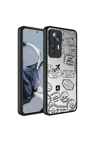 Giz Story حافظة Mi 12T ذات نمط مرآة مع حماية للكاميرا، غطاء مرآة GZST لامع - ...