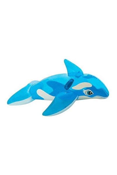 Intex عوامة حمام سباحة على شكل حوت 193 × 119 سم