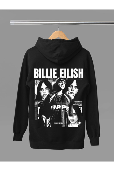 MAGORS سويت شيرت بقلنسوة من القطن المطبوع بأكمام طويلة من بيلي إيليش، مكون من...