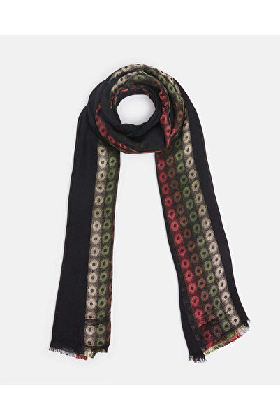 REDTAG Women Black Embellished Scarf