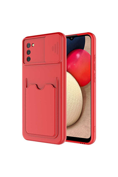 Giz Story غطاء حماية جالاكسي A02S من GZST كارتيكس - أحمر