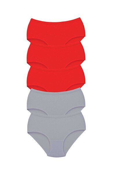 Mestore 5 قطع من سراويل Tutku النسائية عالية الخصر من المطاط السميك S7