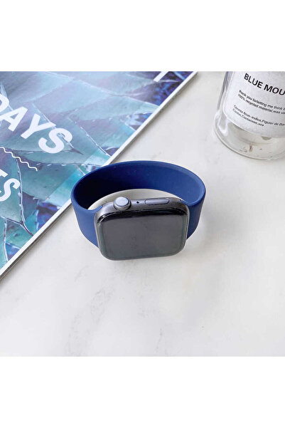 Giz Story Watch 42mm Compatible Krd-31 Solo Loop Large Gzst Band-Blue