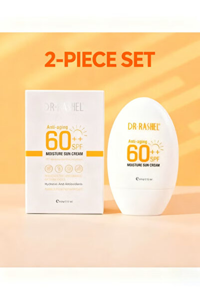 DR.RASHEL Two-piece set Anti-Aging Moisturizing Sunscreen Cream SPF 60++ Whit...