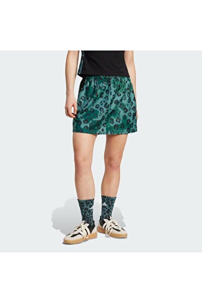 adidas All Over Print Ski Kadın Yeşil Etek