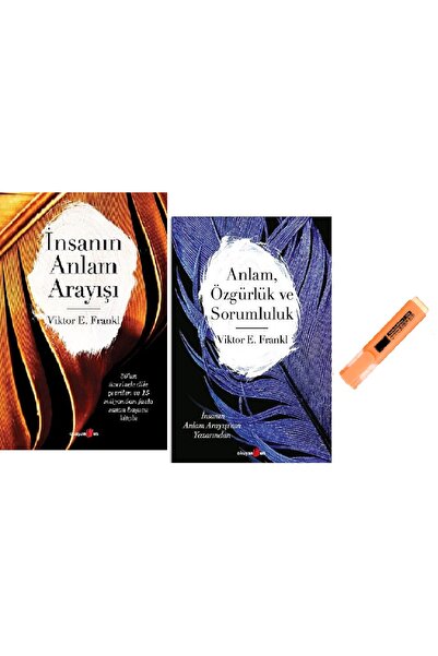 Okuyan Us Yayınevi İnsanın Anlam Arayışı + Anlam Özgürlük ve Sorumluluk / Kit...
