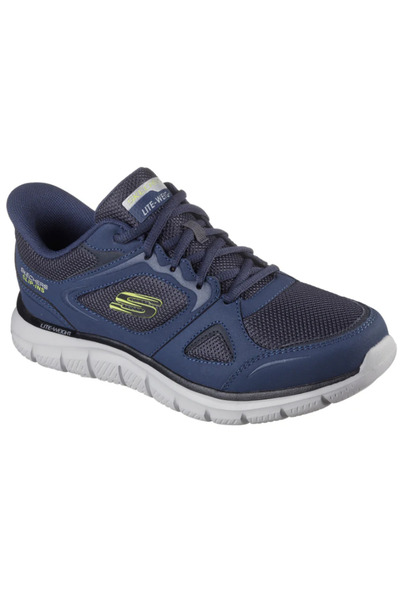 SKECHERS Teniși Track Ezral pentru bărbați - Bleumarin/Lime, mărimea EU 43