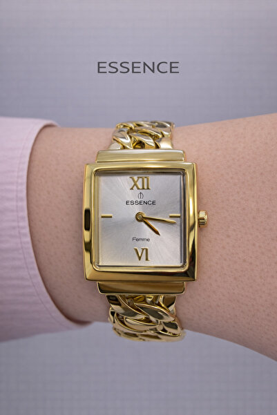 Essence Kadın Kol Saati Altın Kaplama Bilek Modeli