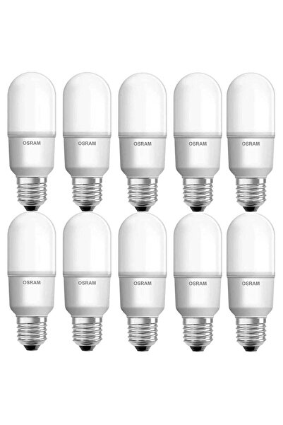 Osram مجموعة من 10 مصابيح LED اقتصادية E27 بقوة 10 واط ودرجة حرارة لون 6500 كلفن