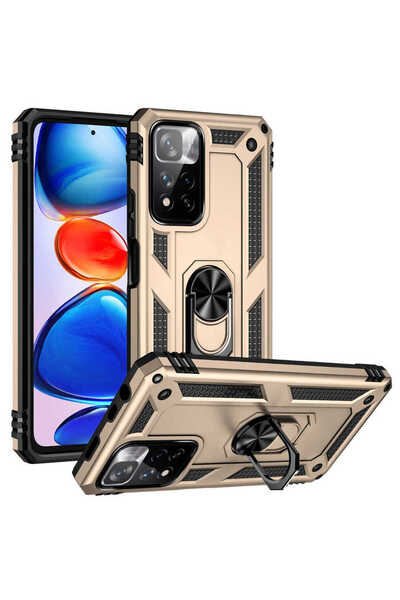 Giz Story غطاء حماية GZST Vega لهاتف Redmi Note 11 Pro Plus 5G - ذهبي