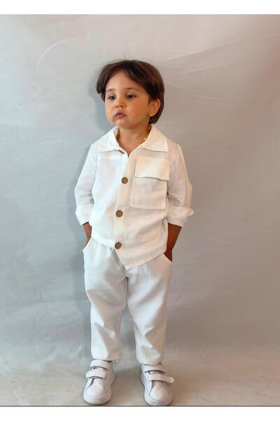 bohemiankids baby wear Set Trench Alb