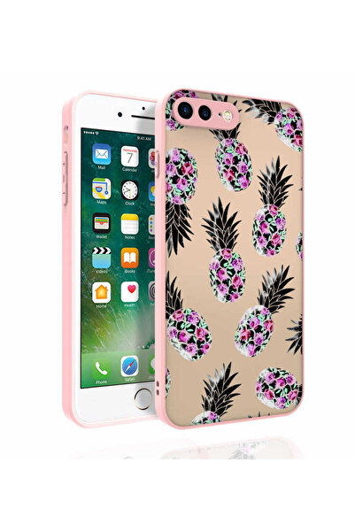 Giz Story iPhone 8 Plus Case Patterned Shiny Gzst Nora Cover with Camera Prot...