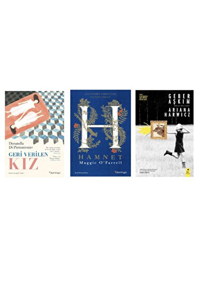 Domingo Yayınevi geri verilen kiz+ hamnet+ geber askim=(3kitap)