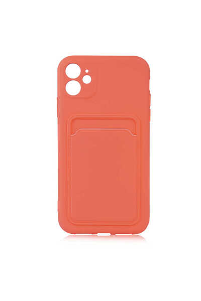 Giz Story حافظة GZST Ofix المتوافقة مع هاتف iPhone 12 - برتقالي داكن