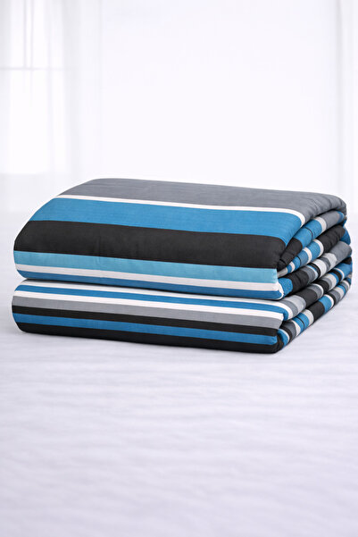 İQON Double Duvet Cover (1 Piece) Harmoni Grey-Blue-S