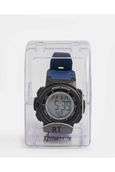 REDTAG ساعة رقمية متعددة الوظائف للأولاد باللون الأسود