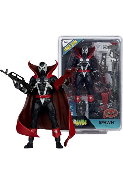 Mcfarlane Toys - Spawn 77 (Black and Red) 7in Action Figure with Comic Toys D...