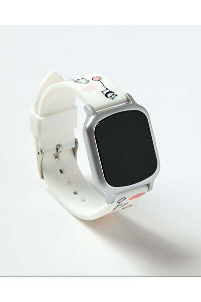 REDTAG ساعة رقمية للبنات مزينة بطبعة قطط بيضاء