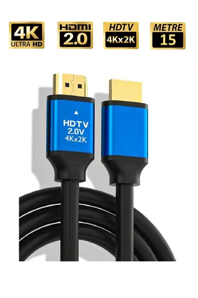 HI-LINK كابل HDMI من HILINK HDTV 2.0 PREMIUM بطول 15 متر بدقة 4K فائقة الوضوح