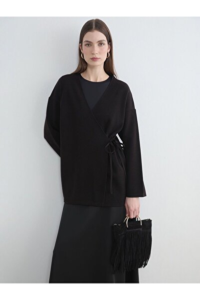 LC Waikiki Lcw Modest Double Breasted Collar Women's Kimono