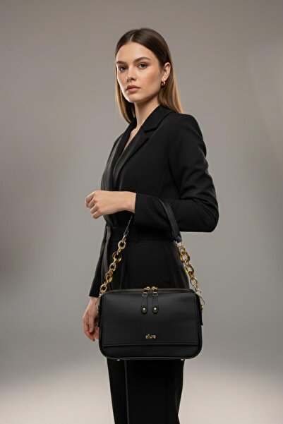 Papuçsepeti Papuç Sepeti 1153 Geantă de mână și de umăr pentru femei, cu lanț...